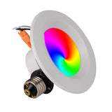 4 inch 10W LED Smart Downlight Compatible with Google Smart Home and Amazon Alexa