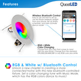 6 inch 15W LED Smart Downlight Compatible with Google Smart Home and Amazon Alexa