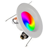 6 inch 15W LED Smart Downlight Compatible with Google Smart Home and Amazon Alexa