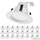 LED 4-Inch Round 10W Dimmable MR16 Retrofit 12V Downlight