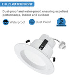 LED 4-Inch Round 10W Dimmable MR16 Retrofit 12V Downlight