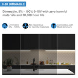 LED Undercabinet Linear Fixture Dimmable Bronze Finish CCT Tri Color