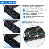 LED Undercabinet Linear Fixture Dimmable Bronze Finish CCT Tri Color