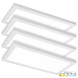 LED 1x2 Surface Mount LED Panel - 22W, 2,000 Lumens - Dimmable - 5CCT: 2700K, 3000K, 3500K, 4000K, 5000K Selectable - 120V - CRI>90 - Integrated Driver - UL, JA-8 & Energy Star Listed