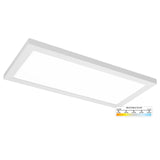 LED 1x2 Surface Mount LED Panel - 22W, 2,000 Lumens - Dimmable - 5CCT: 2700K, 3000K, 3500K, 4000K, 5000K Selectable - 120V - CRI>90 - Integrated Driver - UL, JA-8 & Energy Star Listed
