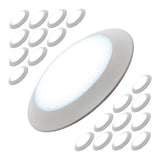 LED 8" Inch Disk Light 18W Dimmable Works With 3O and 4O J-Box