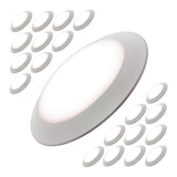 LED 8" Inch Disk Light 18W Dimmable Works With 3O and 4O J-Box