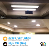 LED 6' Inch Canless J-Box Downlight 9W Dimmable
