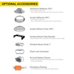LED UFO Highbay 150W Dimmable 0-10v Black Finish 5000K