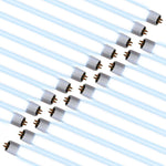 LED T5 4FT Type A & B Tube 24 Watt | PC Coating Wire Ballast Double Sided or AC Direct | 30 Pack