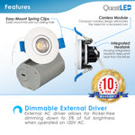 2" Adjustable Downlight With Junction Box (Canless Module)