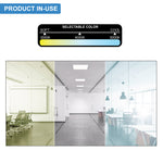 Quest LED 2x2 Backlit Panel - 3 Wattage Changeable: 20/30/40 Watt 2200,3300, 4400 Lumens - 3 Color Changing Temperatures: 3500K, 4000K, 5000K - 0-10V Dimmable - 120-277V - 24 x 24 Inch LED Drop In Ceiling Panel - White Finish (4 Pack)