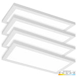 LED Surface Mount Panel Built In Internal Driver; 0-10V Dimmable; Ultra Thin Ceiling Fixture; 120-277V, Built In Driver; 3 Color 3000K, 4000K, 5000K; UL/DLC; (ONLY 1 Inch Thick)