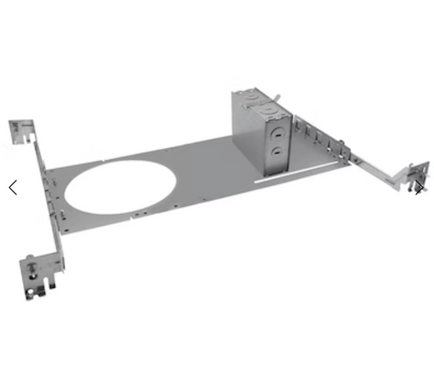 6" Commercial New Construction Plate with J-Box and Joist Bar