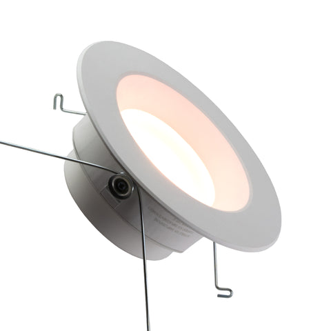 LED 5/6" Inch Retrofit Downlight - 3 Wattage Changeable: 12W/15W/18W 900/1100/1300 Lumens - 5 CCT: 2700K, 3000K, 3500K, 4000K, 5000K Selectable - Dimmable - 120V