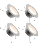 LED 5/6" Inch Retrofit Downlight - 3 Wattage Changeable: 12W/15W/18W 900/1100/1300 Lumens - 5 CCT: 2700K, 3000K, 3500K, 4000K, 5000K Selectable - Dimmable - 120V