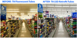 LED 4ft T8, T10, T12 Type A & B Tube Frosted Lens (30 Pack)