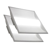LED 2x2 Center Basket Troffer Panel - 3 Wattage Selectable: 20/28/35W 2,500/3,500/4,375 Lumens - 4 CCT: 3000K, 3500K, 4000K, 5000K Selectable - Dimmable - 120-277V - (2 Pack)