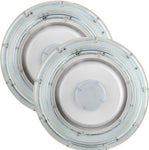 Garage Canopy Round 55W - CCT Switch 3000K, 4000K, 5000K - 55 Watts 7,150 Lumens - Dimmable - (2 Pack)