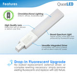LED PL LAMP GX235 DROP-IN FLUORESCENT REPLACEMENT