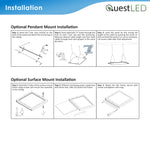 LED 2X4 50W Edge Lit Panel Dimmable