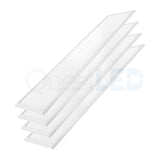 LED 1x4 Edge Lit LED Panel Ultra Thin Ceiling Light - 40W 4600 Lumens - Dimmable - 120-277V