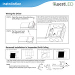 LED 2X4 50W Edge Lit Panel Dimmable