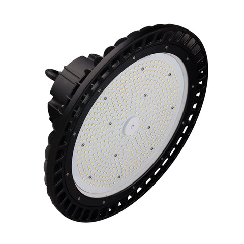 LED UFO Highbay 150W Dimmable 0-10v Black Finish 5000K