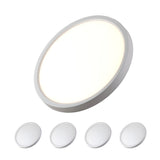 LED 7" Inch 15W Flush Mount Fixture - 5CCT: 2700K, 3000K, 3500K, 4000K, 5000K - Dimmable