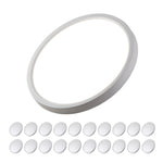LED 7" Inch 15W Flush Mount Fixture - 5CCT: 2700K, 3000K, 3500K, 4000K, 5000K - Dimmable