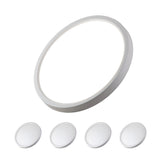 LED 7" Inch 15W Flush Mount Fixture - 5CCT: 2700K, 3000K, 3500K, 4000K, 5000K - Dimmable