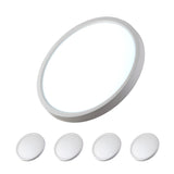 LED 7" Inch 15W Flush Mount Fixture - 5CCT: 2700K, 3000K, 3500K, 4000K, 5000K - Dimmable