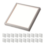 LED 7" Inch Square 15W Flush Mount Fixture Dimmable