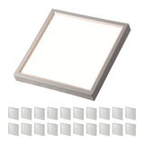 LED 7" Inch Square 15W Flush Mount Fixture Dimmable
