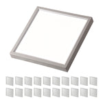 LED 7" Inch Square 15W Flush Mount Fixture Dimmable