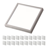 LED 7" Inch Square 15W Flush Mount Fixture Dimmable