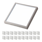 LED 7" Inch Square 15W Flush Mount Fixture Dimmable