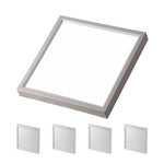 LED 7" Inch Square 15W Flush Mount Fixture Dimmable