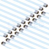 LED 4ft 20W T5 Tube Ballast Bypass (Frosted Lens, 30-Pack)