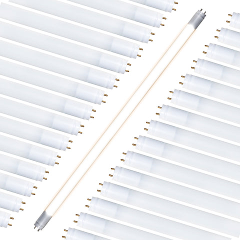 LED 4ft T8, T10, T12 Type A & B Tube Frosted Lens (30 Pack)