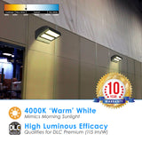 LED Double Rotating Wall Pack 80W Non-Dimmable