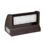 LED Rotating Wall Pack - 40W 5,400 Lumens - 5000K - Bronze